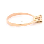 Anillo de Oro Amarillo 18K Solitario