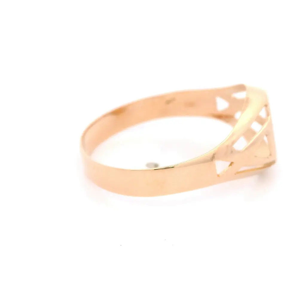 Anillo de Oro Amarillo 18K Sello Liso