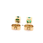 Aros de Oro Amarillo 18K Canasto