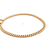 Pulsera de Oro Rosado 18K Barbada