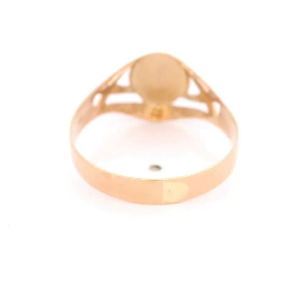 Anillo de Oro Amarillo 18K Sello Liso