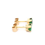 Aros de Oro Amarillo 18K Canasto