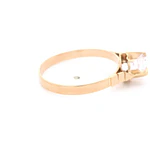 Anillo de Oro Amarillo 18K Chaton Circular
