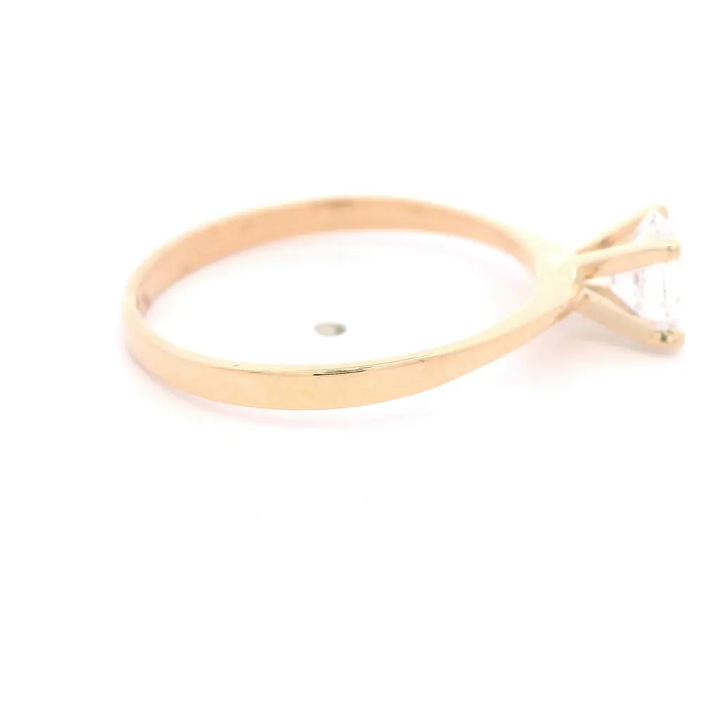 Anillo de Oro Amarillo 18K Solitario