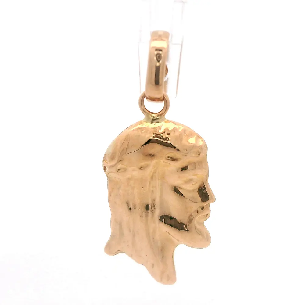 Colgante de Oro Amarillo 18K Perfil de Cristo
