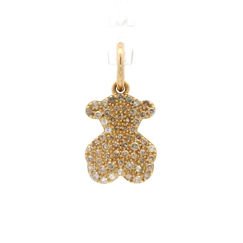 Colgante de Oro Amarillo 18K Oso