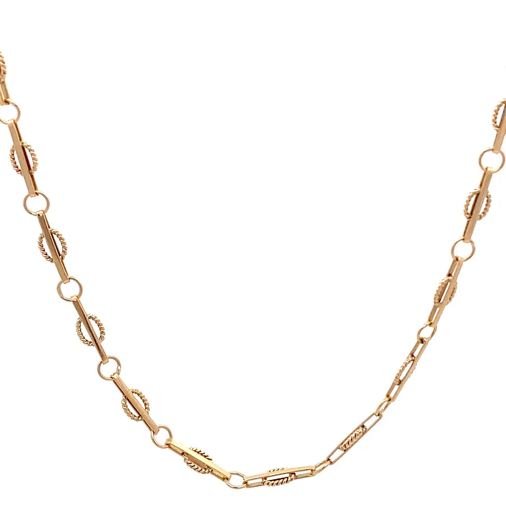 Cadena de Oro Amarillo 18K Verónica