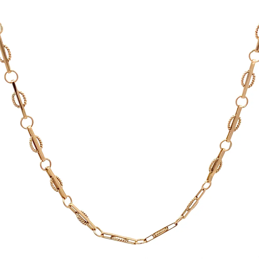 Cadena de Oro Amarillo 18K Verónica