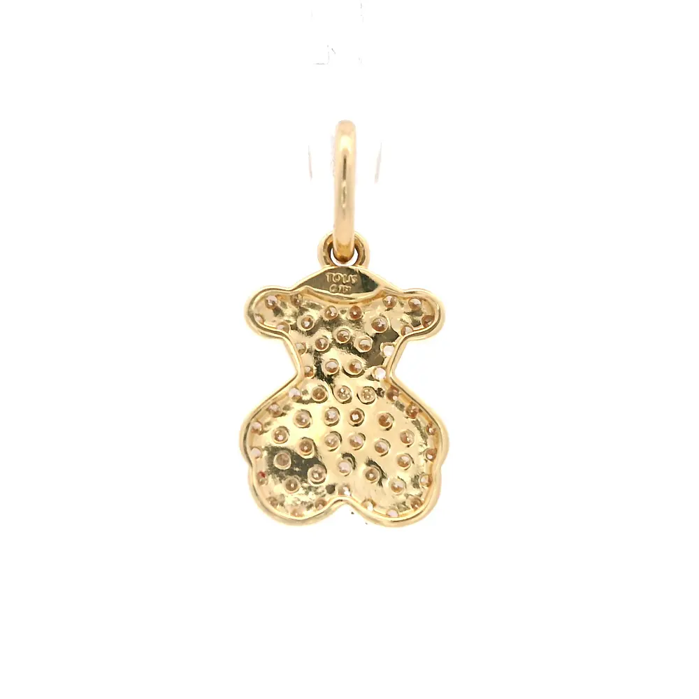 Colgante de Oro Amarillo 18K Oso
