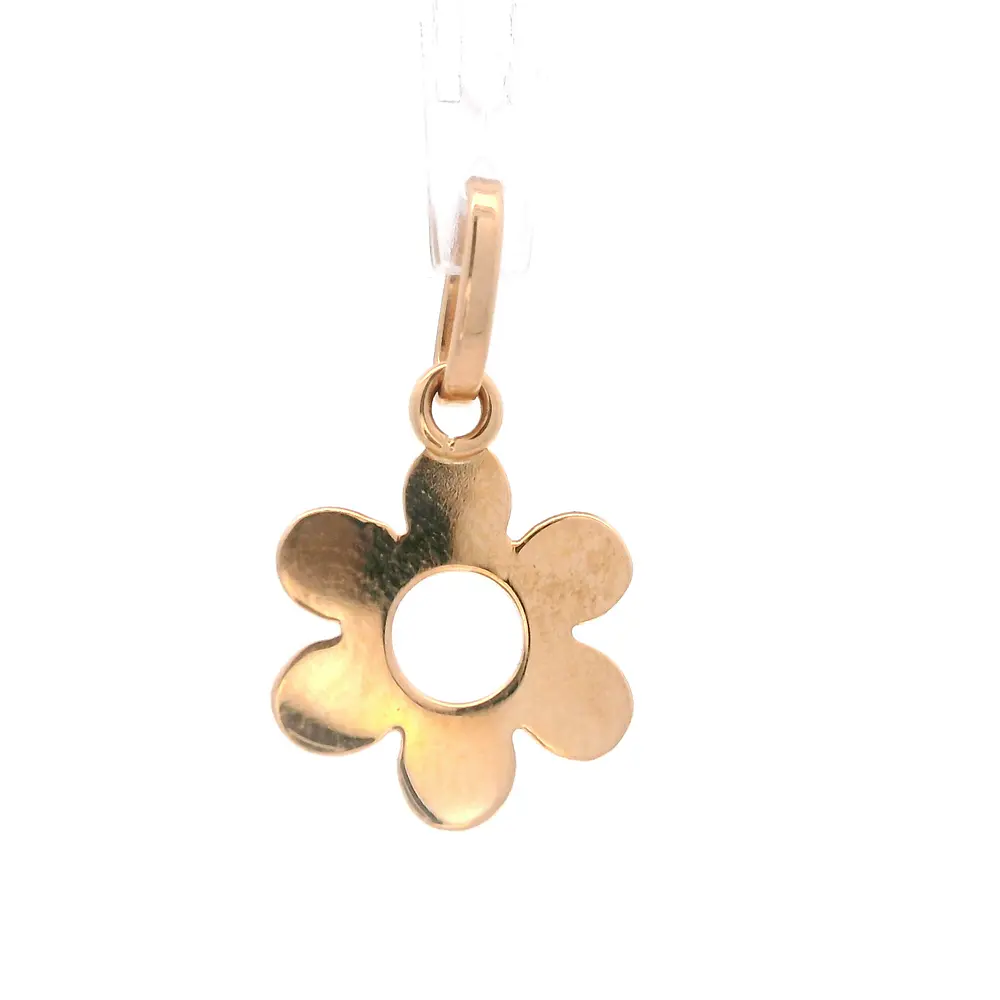 Colgante de Oro Amarillo 18K Flor Calada