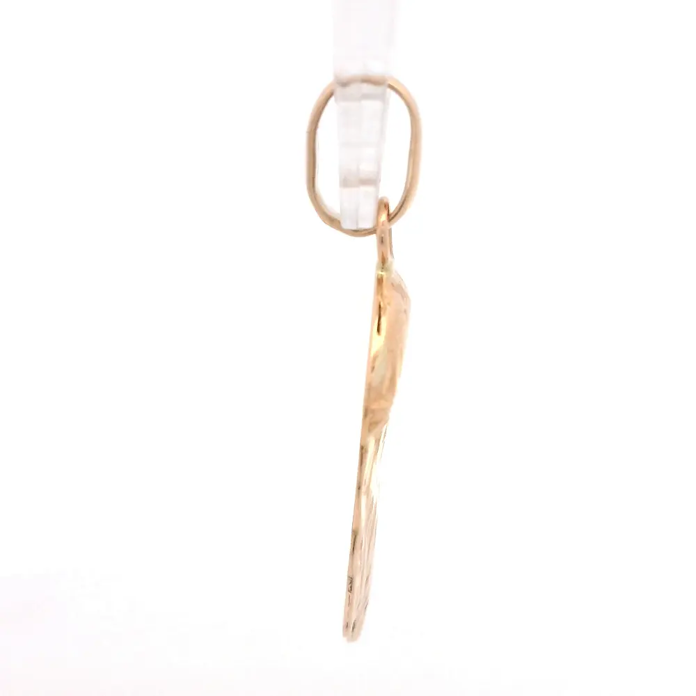 Colgante de Oro Amarillo 18K Perfil de Cristo