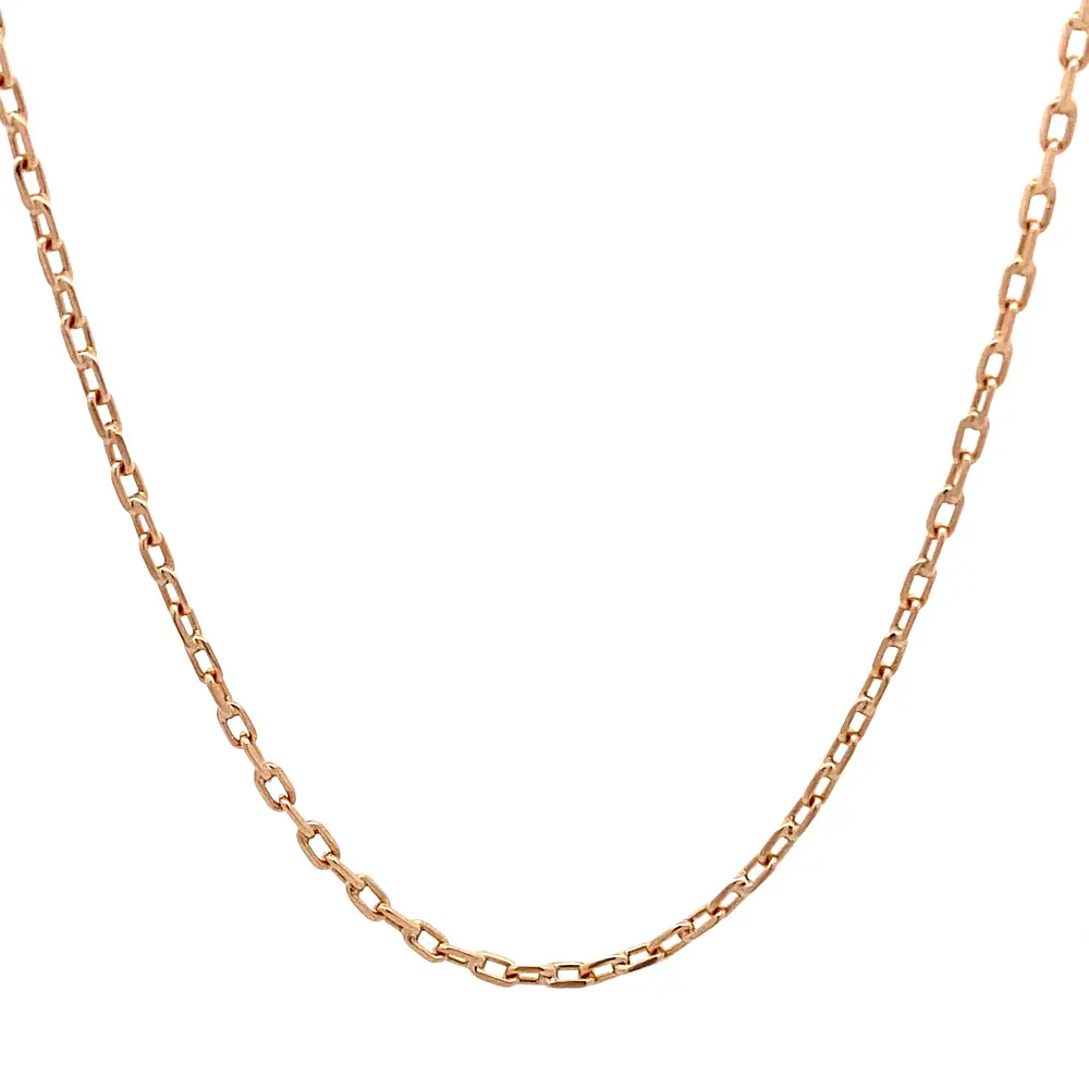 Cadena de Oro Amarillo 18K Limada