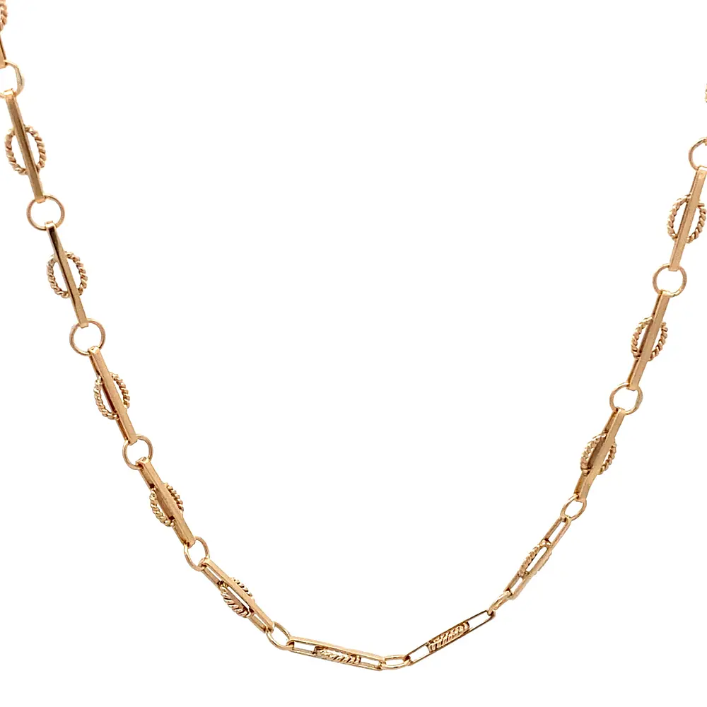 Cadena de Oro Amarillo 18K Verónica