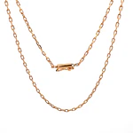 Cadena de Oro Amarillo 18K Limada