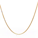 Cadena de Oro Amarillo 18K Veneciana