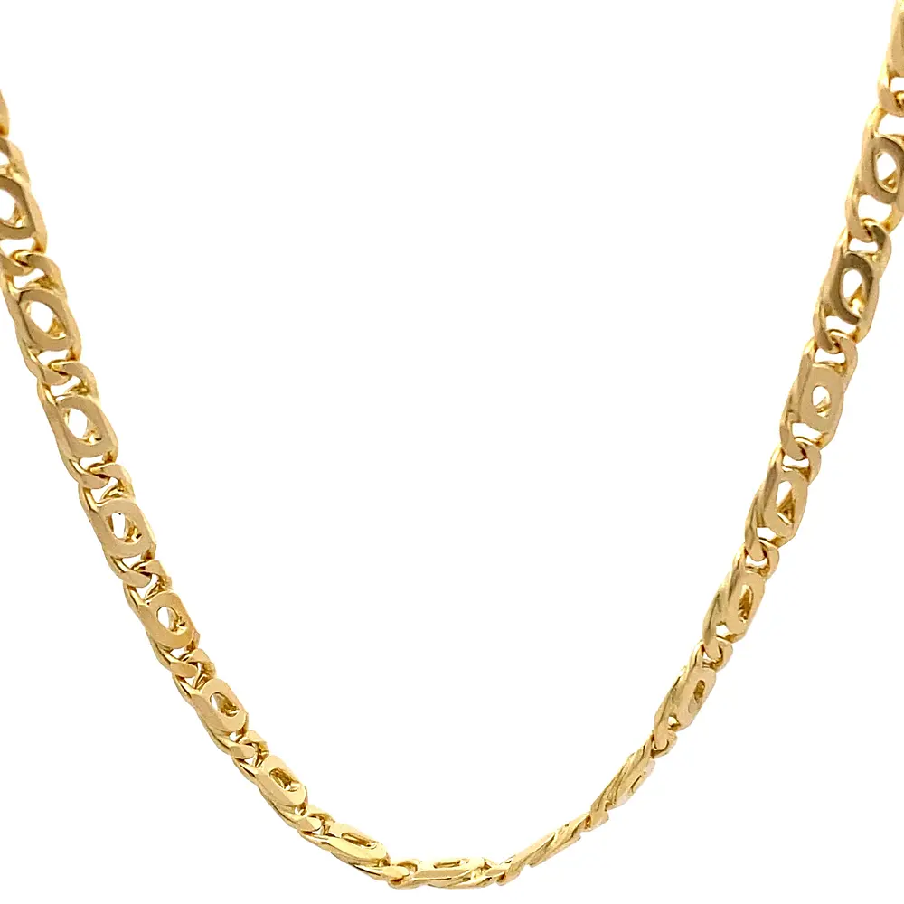 Cadena de Oro Amarillo 18K Ojo de Perdiz