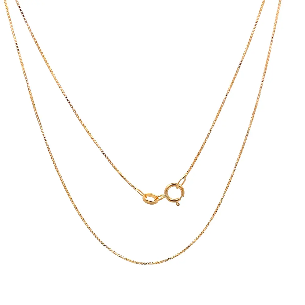Cadena de Oro Amarillo 18K Veneciana