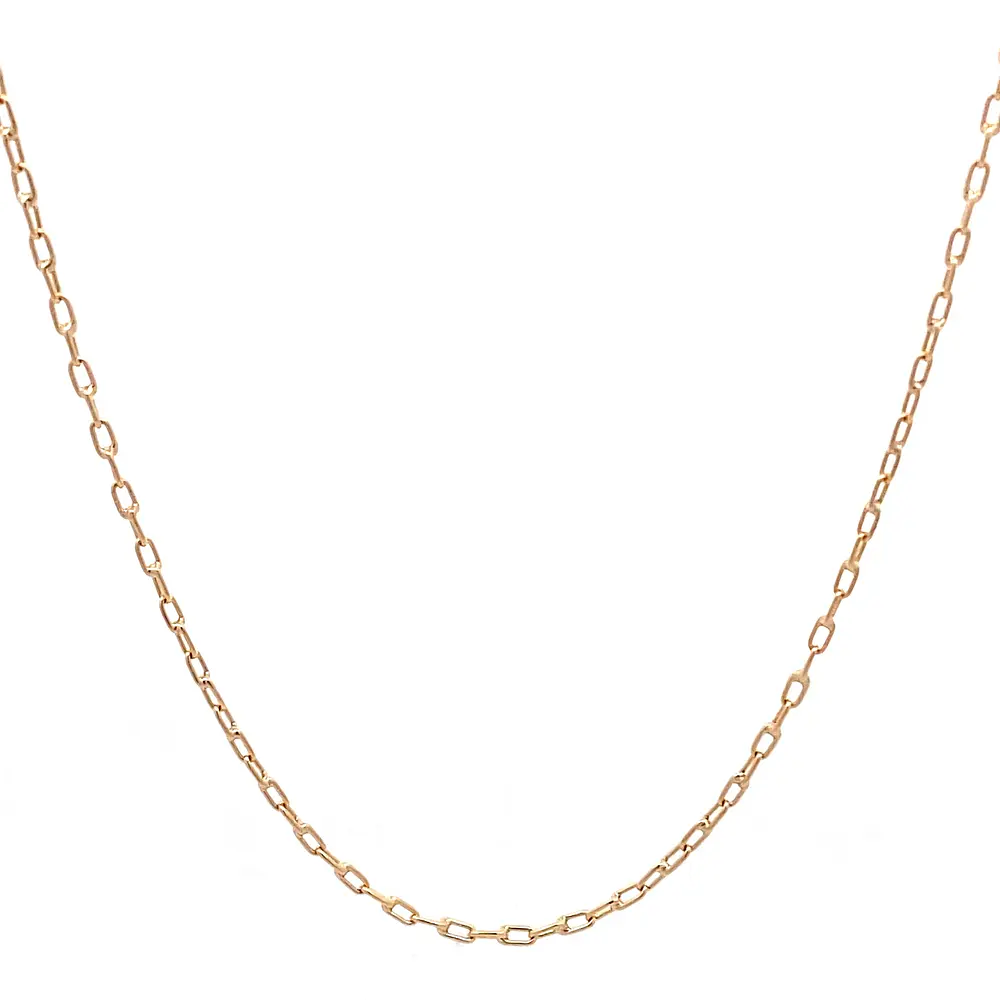 Cadena de Oro Amarillo 18K Limada