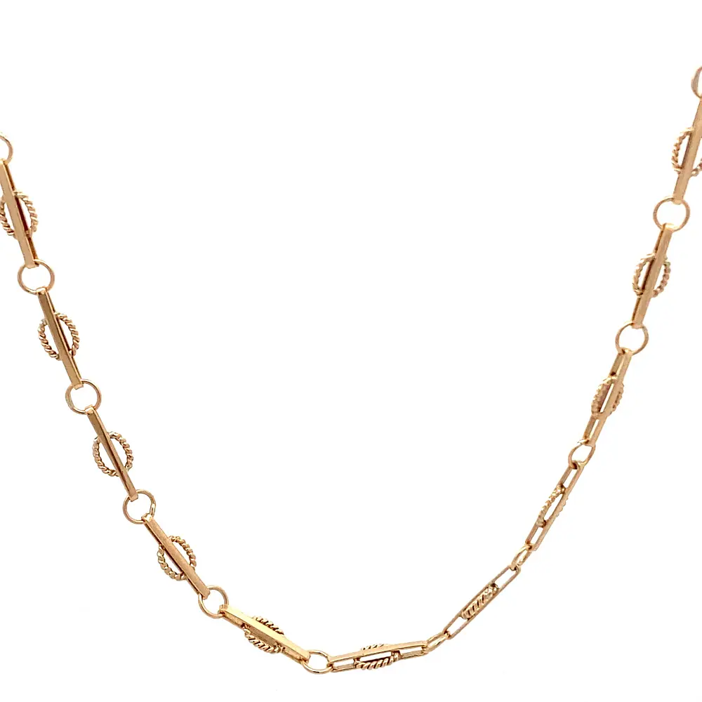 Cadena de Oro Amarillo 18K Verónica