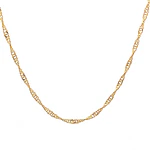 Cadena de Oro Amarillo 18K Singapour