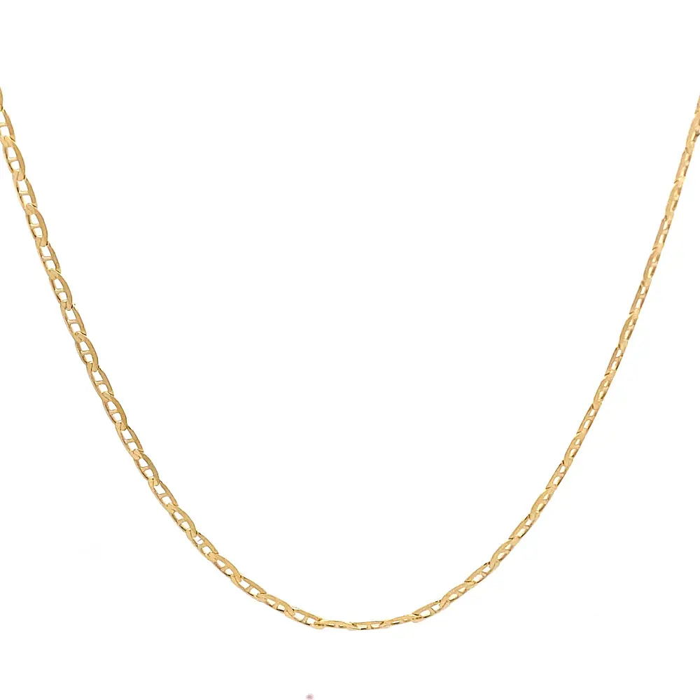 Cadena de Oro Amarillo 18K Banana