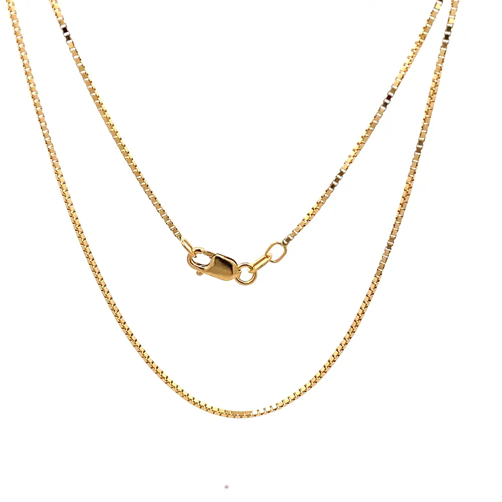 Cadena de Oro Amarillo 18K Veneciana