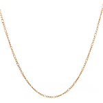 Cadena de Oro Amarillo 18K Fígaro 3x1