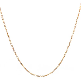 Cadena de Oro Amarillo 18K Fígaro 3x1