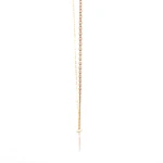 Cadena de Oro Amarillo 18K Limada con Dije Corazón