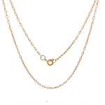 Cadena de Oro Amarillo 18K Limada