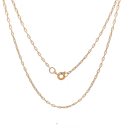 Cadena de Oro Amarillo 18K Limada