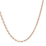 Cadena de Oro Amarillo 18K Limada