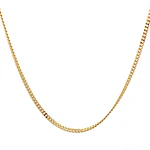 Cadena de Oro Amarillo 18K Barbada