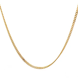 Cadena de Oro Amarillo 18K Barbada