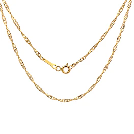 Cadena de Oro Amarillo 18K Singapour