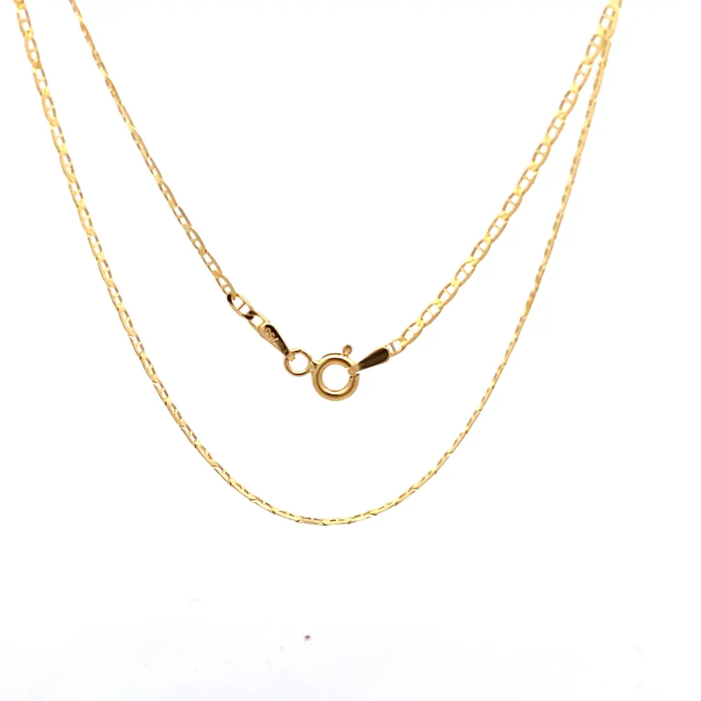 Cadena de Oro Amarillo 18K Banana