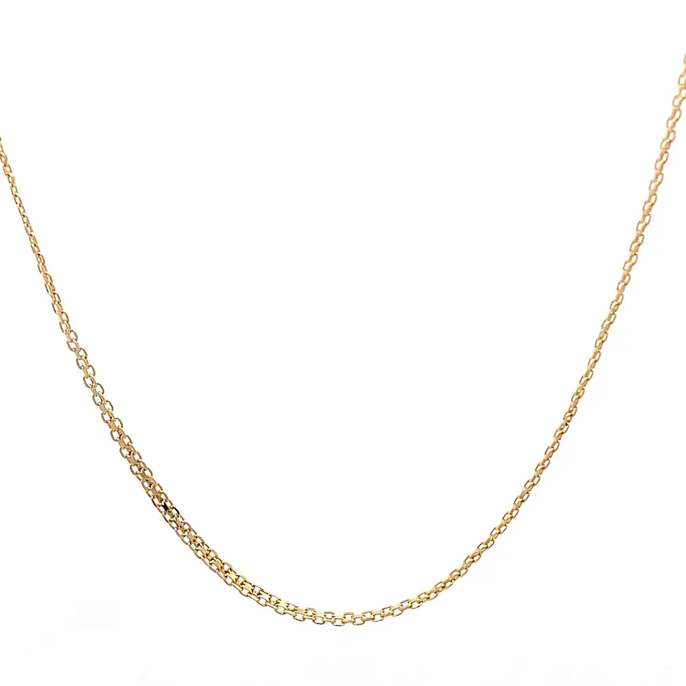 Cadena de Oro Amarillo 18K Bismark