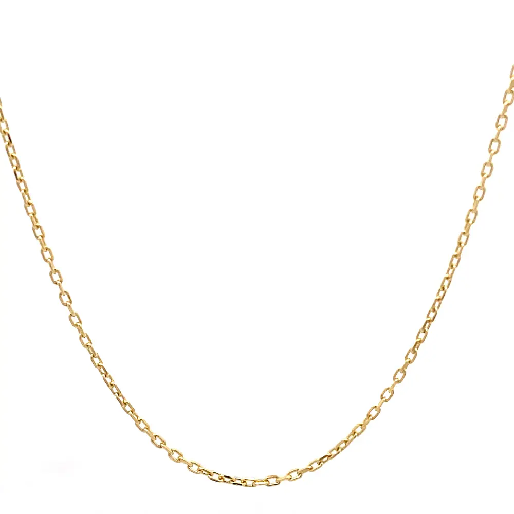 Cadena de Oro Amarillo 18K Limada