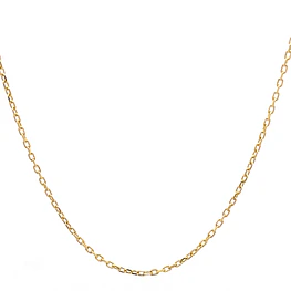 Cadena de Oro Amarillo 18K Limada