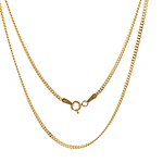 Cadena de Oro Amarillo 18K Barbada