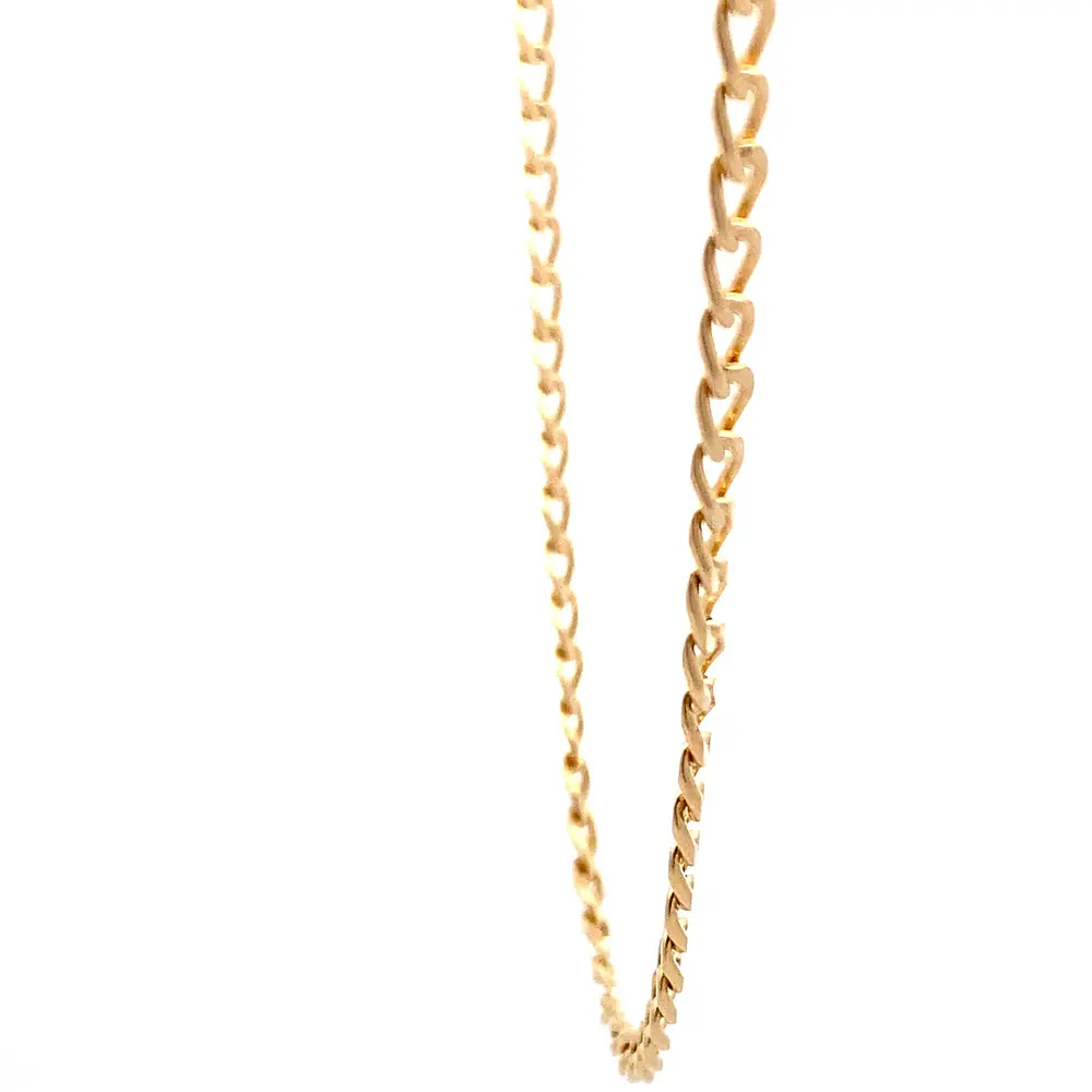 Cadena de Oro Amarillo 18K Barbada