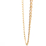 Cadena de Oro Amarillo 18K Barbada