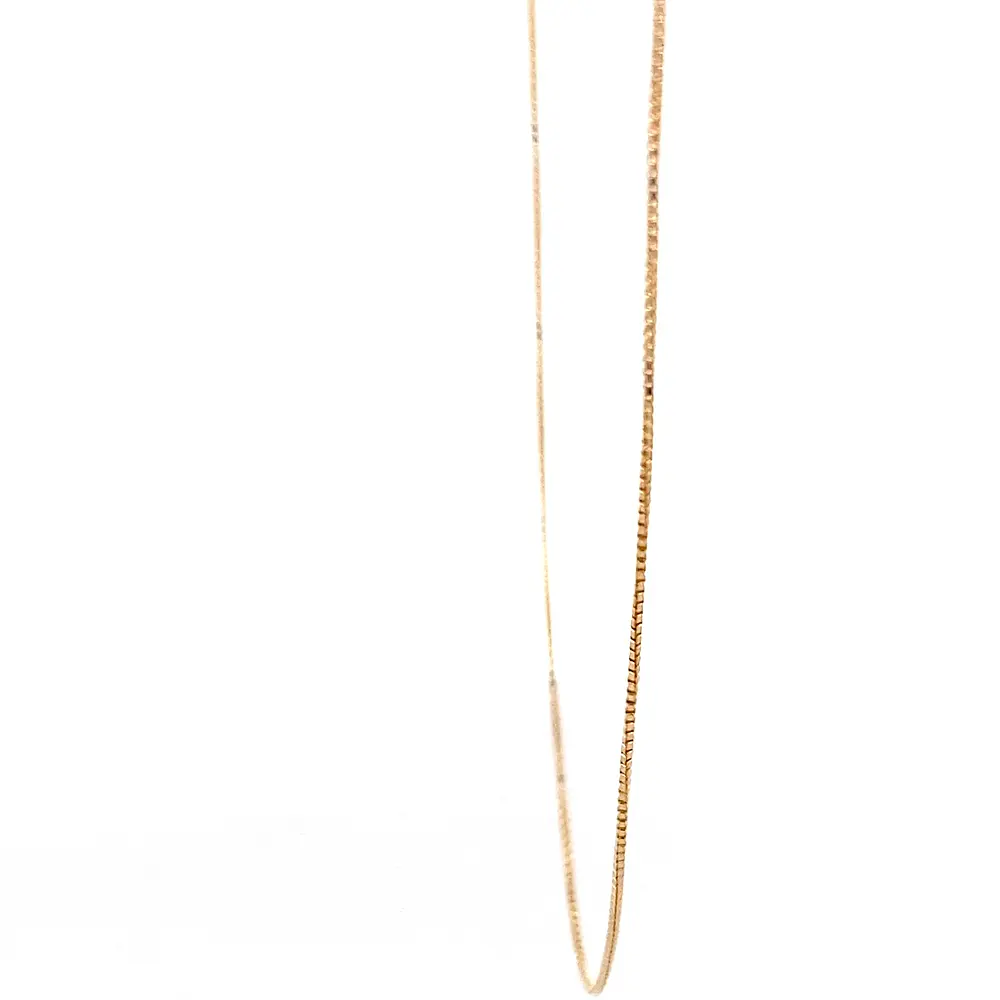 Cadena de Oro Amarillo 18K Veneciana