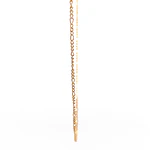 Cadena de Oro Amarillo 18K Fígaro 3x1