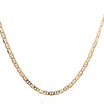 Cadena de Oro Amarillo 18K Banana