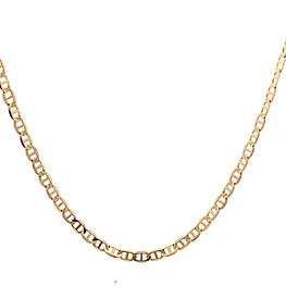 Cadena de Oro Amarillo 18K Banana