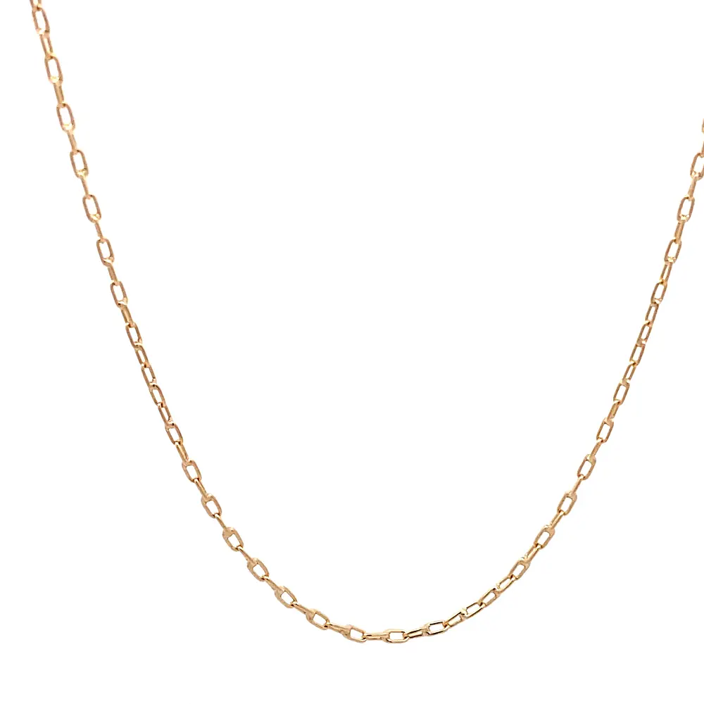 Cadena de Oro Amarillo 18K Limada