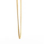 Cadena de Oro Amarillo 18K Barbada