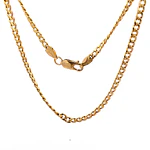 Cadena de Oro Amarillo 18K Barbada