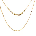 Cadena de Oro Amarillo 18K Banana